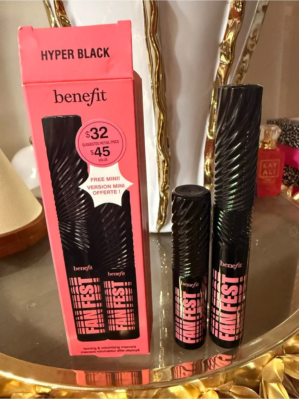 Benefit Fan Fest Mascara Duo $45 Value - Hyper Black
